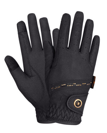 Elegante ridehandsker i sort fra Fairplay – ideelle til ryttere!
