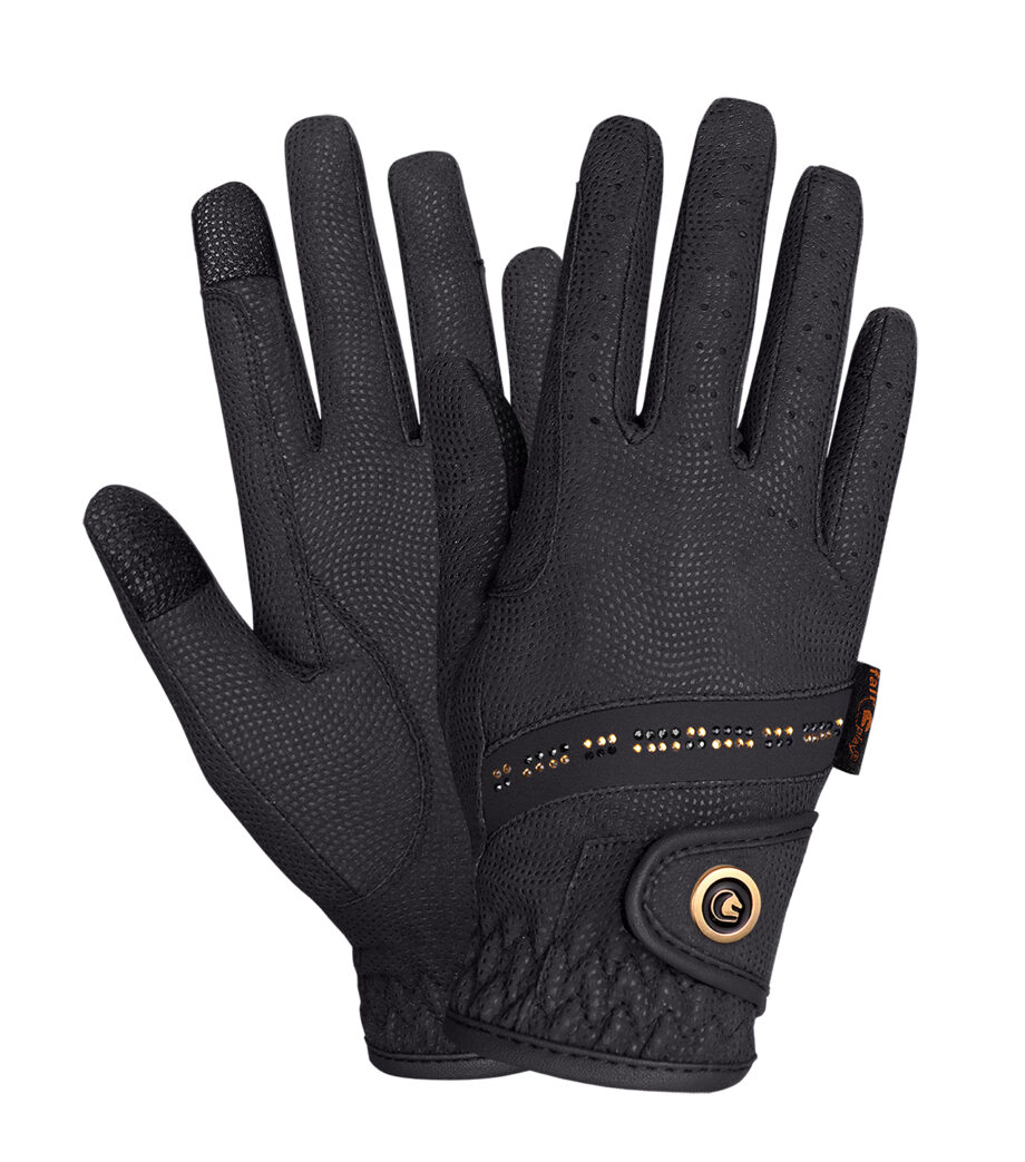 Elegante ridehandsker i sort fra Fairplay – ideelle til ryttere!