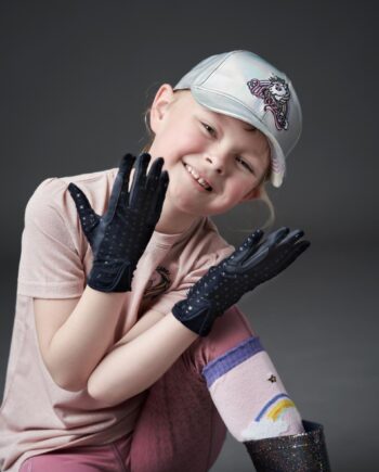 Glitrende Junior Ridehandsker til Sommerens Ridesæson!