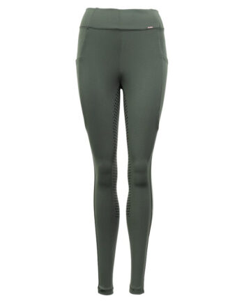 Grøn Bitterroot Ridetights med Fullgrip – Komfort til Ryttere!