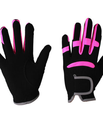 Qhp Neonpink Ridehandsker – Stilfuld og funktionel til ryttere