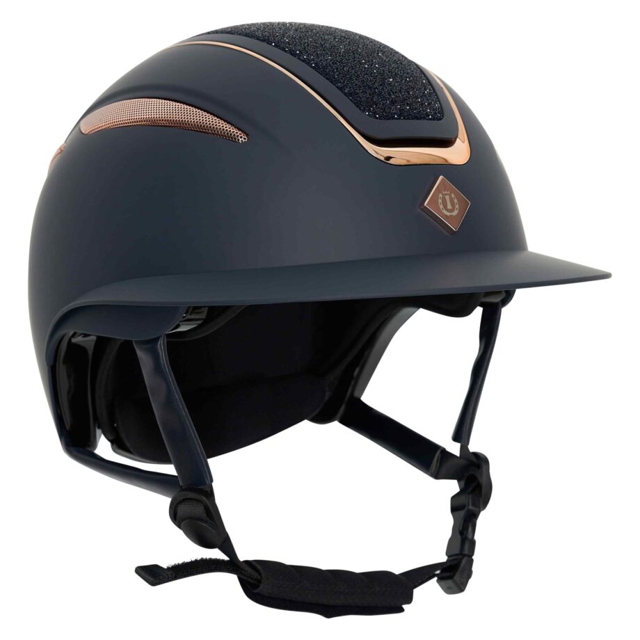 Imperial Riding Olania Deluxe Ridehjelm - Elegant Navy/Rosegold