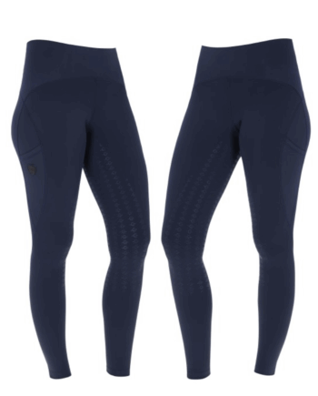 Covalliero Ryttertights med Telefonlomme – Navy Tilbud