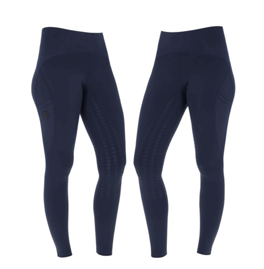 Covalliero Ryttertights med Telefonlomme – Navy Tilbud
