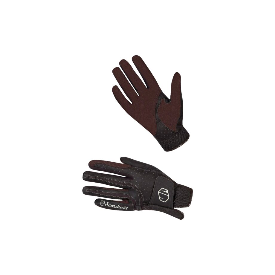 Samshield Ridehandsker i Brun – Elegance til Ryttere