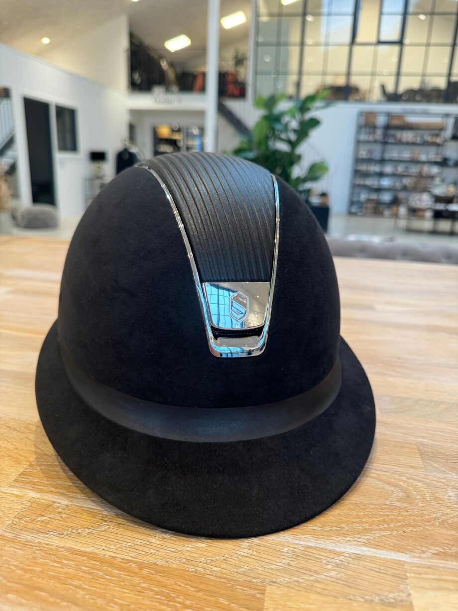 Elegant Samshield Miss Alcantara Ridehjelm til Ryttere