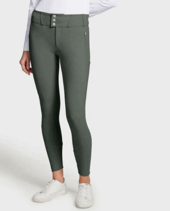 Samshield Ridebukser Dame Even Full Grip – Mørk Skov Tilbud