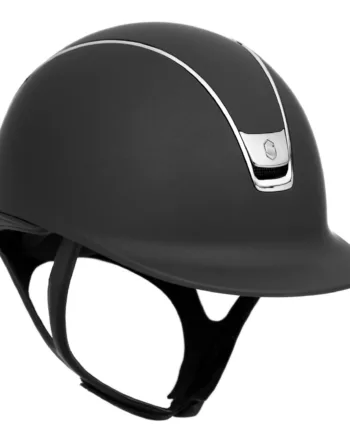 Samshield Ridehjelm Shadowmatt Sort med Krom - Udsalg!