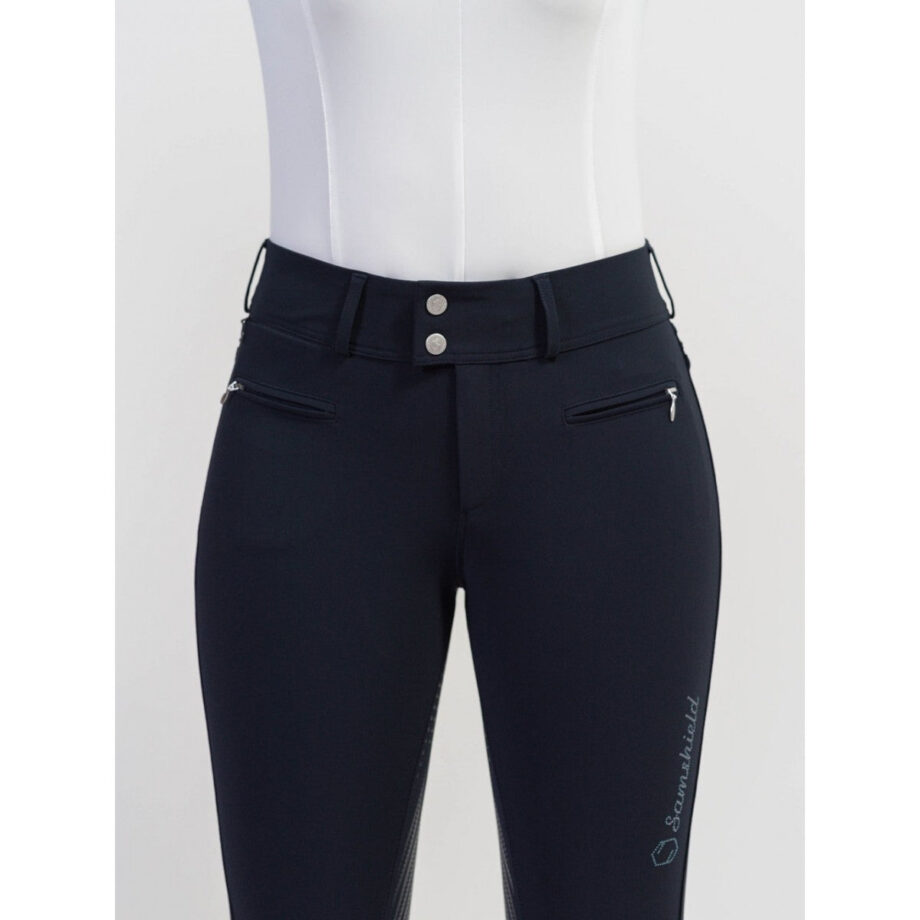 Samshield Clara Ridebukser Full Grip Navy – Fantastisk Tilbud!