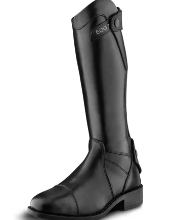 Ego7 Junior Ridestøvler Delphi Black - Elegant Ankelstøtte