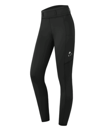 Sort Elt Vinter Ridetights Ella - Hestezonen