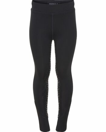 Sort Ridetights til Junior - Hestezonen