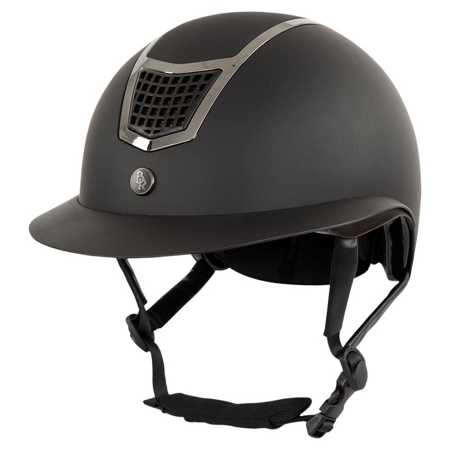 Elegant Ventileret Ridehjelm Lambda Plus i Sort - Sikkerhed & Stil
