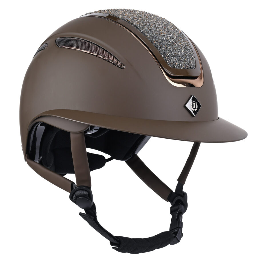 Imperial Riding Olania Deluxe Ridehjelm – Brun Elegance