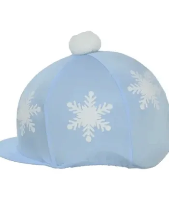 Equestrian Jule Hjelmovertræk Ice Blue - Little Rider Hestezonen