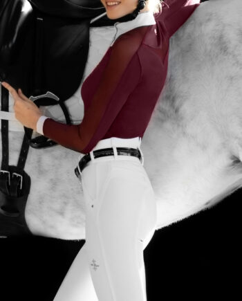 Hvid Fairplay Jasmine Ridebukser Str - Hestezonen  - 5903631019715