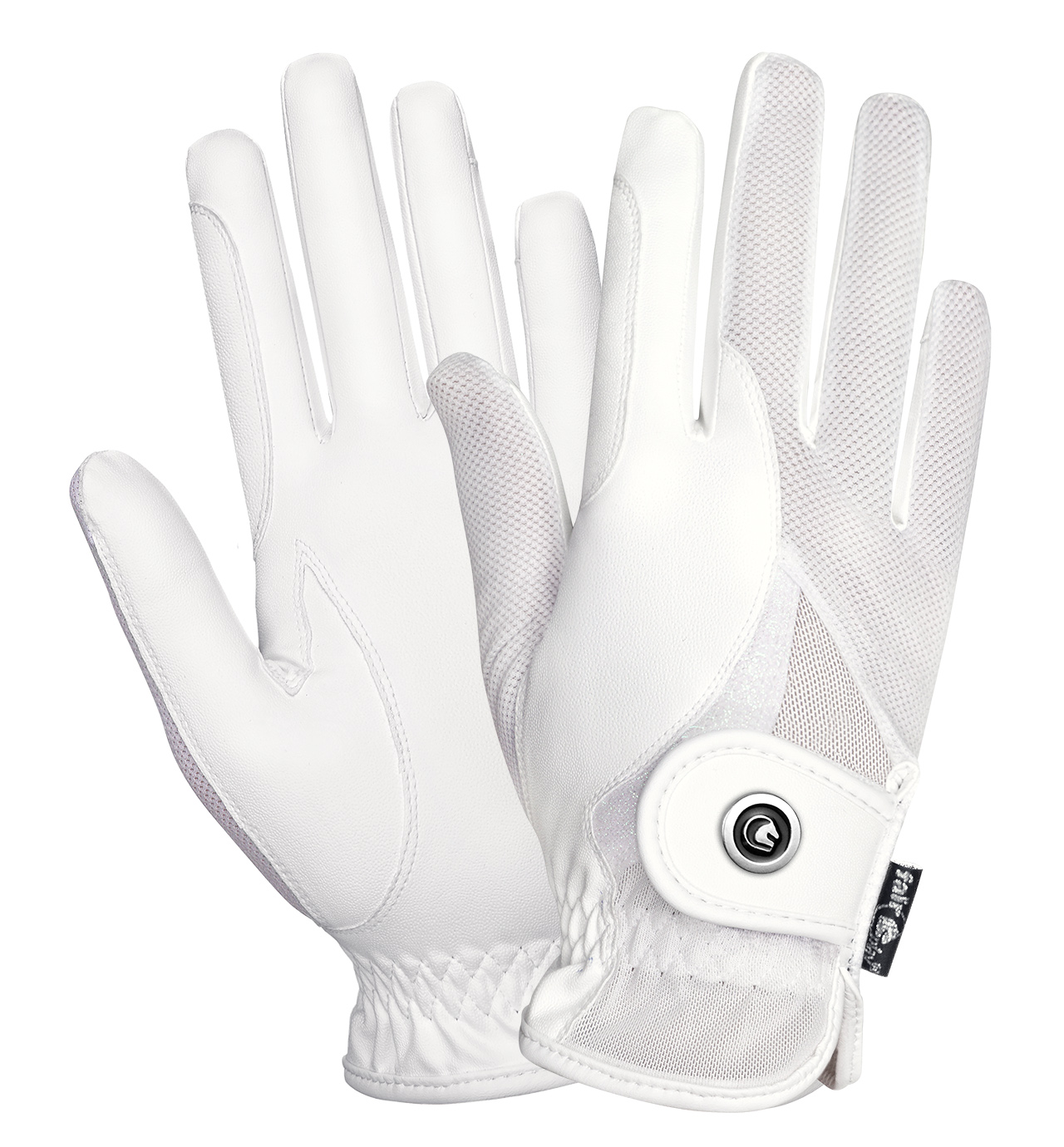 Hvid Fairplay Aris Junior Ridehandsker - Hestezonen - 5903631078590