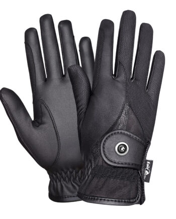 Sort Fairplay Aris Junior Ridehandsker - Hestezonen  - 5903631078439