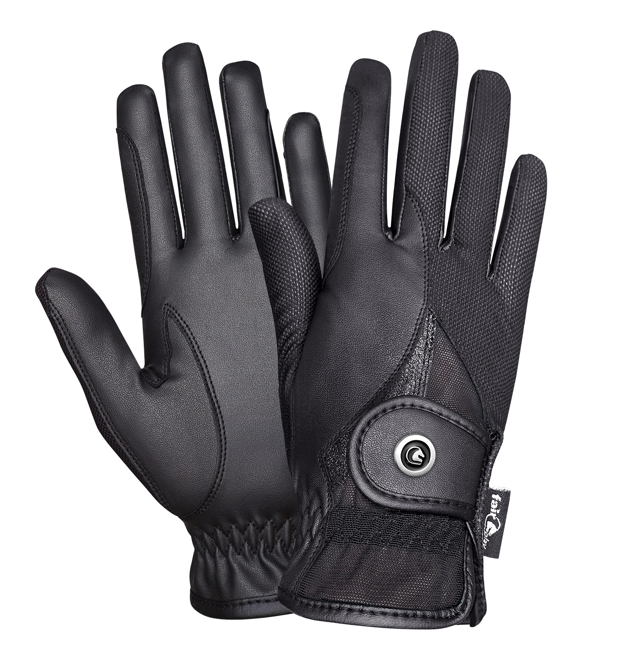 Sort Fairplay Aris Junior Ridehandsker - Hestezonen - 5903631078439