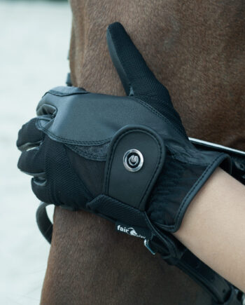 Sort Fairplay Aris Ridehandsker Str - Hestezonen  - 5903631078408