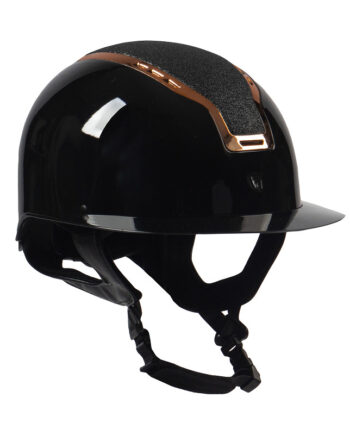 Horka Gaudi Glossy Rosegold Ridehjelm Str - Hestezonen  - 8718675681906