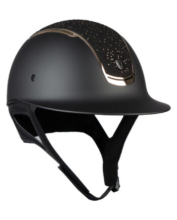 Horka Vinci Glitter Rosegold Ridehjelm Str - Hestezonen  - 8717791074852