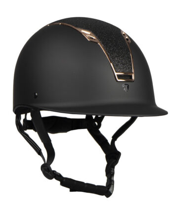 Horka Sparrow Ridehjelm Rose Glitter Str - Hestezonen  - 8718675468163