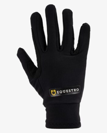Sort Equestro Ridehandsker Xxs Black - Equestro Hestezonen  - 8051360560682