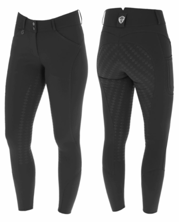 Sort Covalliero Premium Ridebukser - Hestezonen