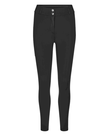 Sort Kingsland Ridebukser Dame Kaya Black Black - Kingsland Hestezonen  - 7037430100034