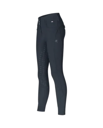 Navy Kingsland Dame Ridebukser Klkimi Mid Waist Grip - Kingsland Hestezonen  - 7037430117179