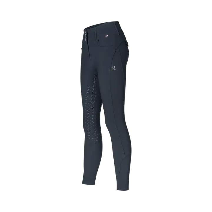 Navy Kingsland Dame Ridebukser Klkimi Mid Waist Grip - Kingsland Hestezonen - 7037430117179