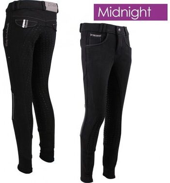 Qhp Coco Junior Ridebukser Midnight - Qhp Hestezonen