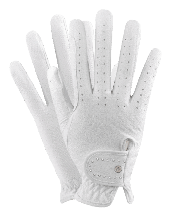 Hvid Elt Ridehandske Allrounder - Hestezonen