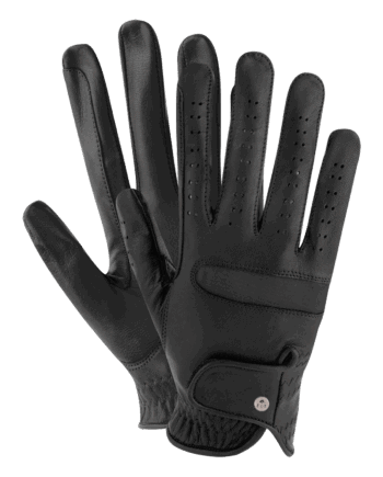 Sort Elt Ridehandske Deluxe - Hestezonen