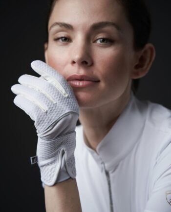 Hvid Catago Fir Tech Ridehandsker Ness - Catago Hestezonen  - 5701883446873