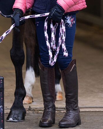 Dark Denim Imperial Riding Junior Ridebukser Denim Demi 116 - Imperial Riding Hestezonen  - 8714184951516