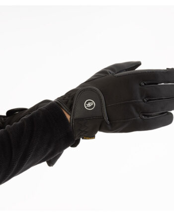 Sort Joyce Vinter Ridehandsker Str - Hestezonen  - 8720782160595