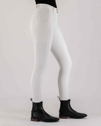 Hvid Polo Ridebukser Miranda Fullgrip White White - Hv-polo Hestezonen  - 8720063530673