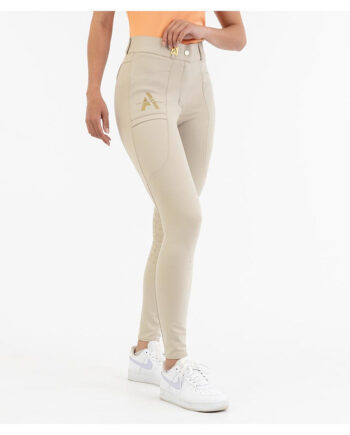 Anky Flowing High Waist Ridebukser Str - Hestezonen  - 8720782129417