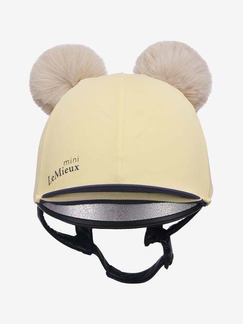 Lemieux Mini Double Pom Hjelmovertræk Mimosa - Lemieux Hestezonen  - 5063240069645