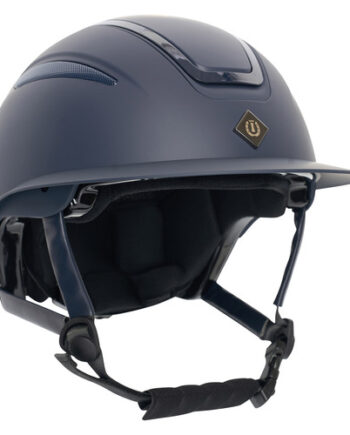 Imperial Riding Olania Deluxe Ridehjelm Navy 61cm - Imperial Riding Hestezonen