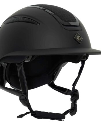Irh Ridehjelm Olania Deluxe Sort Glitter - Hestezonen