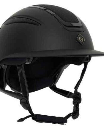 Imperial Riding Olania Deluxe Ridehjelm Sort Glitter 61cm - Imperial Riding Hestezonen