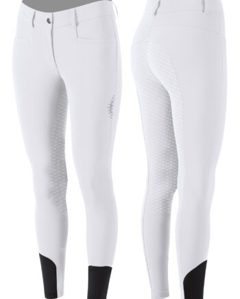 Hvid Ridebuks Med Fuldgrip Narami - Hestezonen