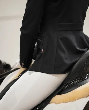 Hvid Kingsland Dame Ridebukser Kerry Sømløse Full Grip White White - Kingsland Hestezonen  - 7037430102472