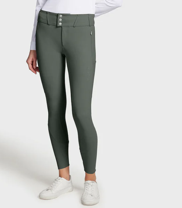 Dark Forest Samshield Ridebukser Dame Even Full Grip - Samshield Hestezonen