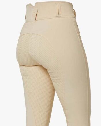 Premier Equine Sophia Højtaljede Ridebukser Vanilla - Premier Equine Hestezonen