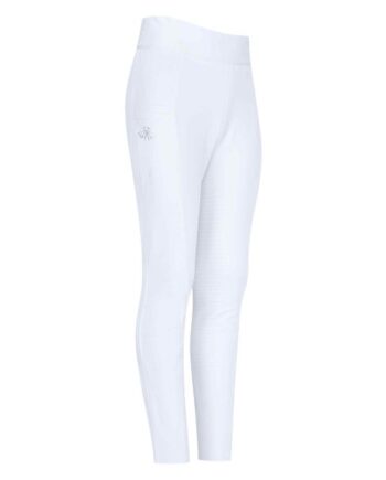 Hvid Polo Børn Ridebukser Lotte White 140 White - Hv-polo Hestezonen  - 8720063537191