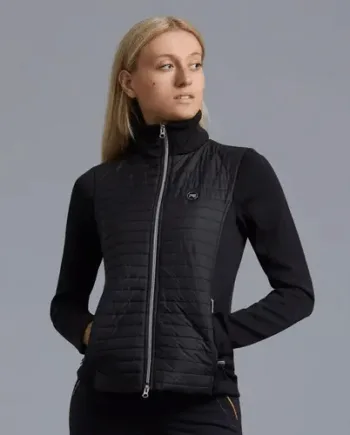 Sort Premier Equine Elena Dame Hybrid Ridejakke - Premier Equine Hestezonen